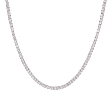 Load image into Gallery viewer, Classic Tennis Necklace - Sterling Silver
